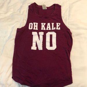 Maroon tank top